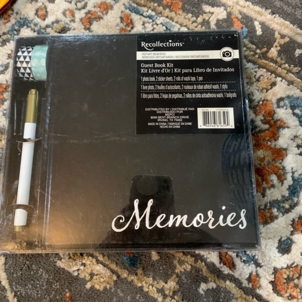 Guest Book - Instant Memories‎ - Kit - Party Black NEW